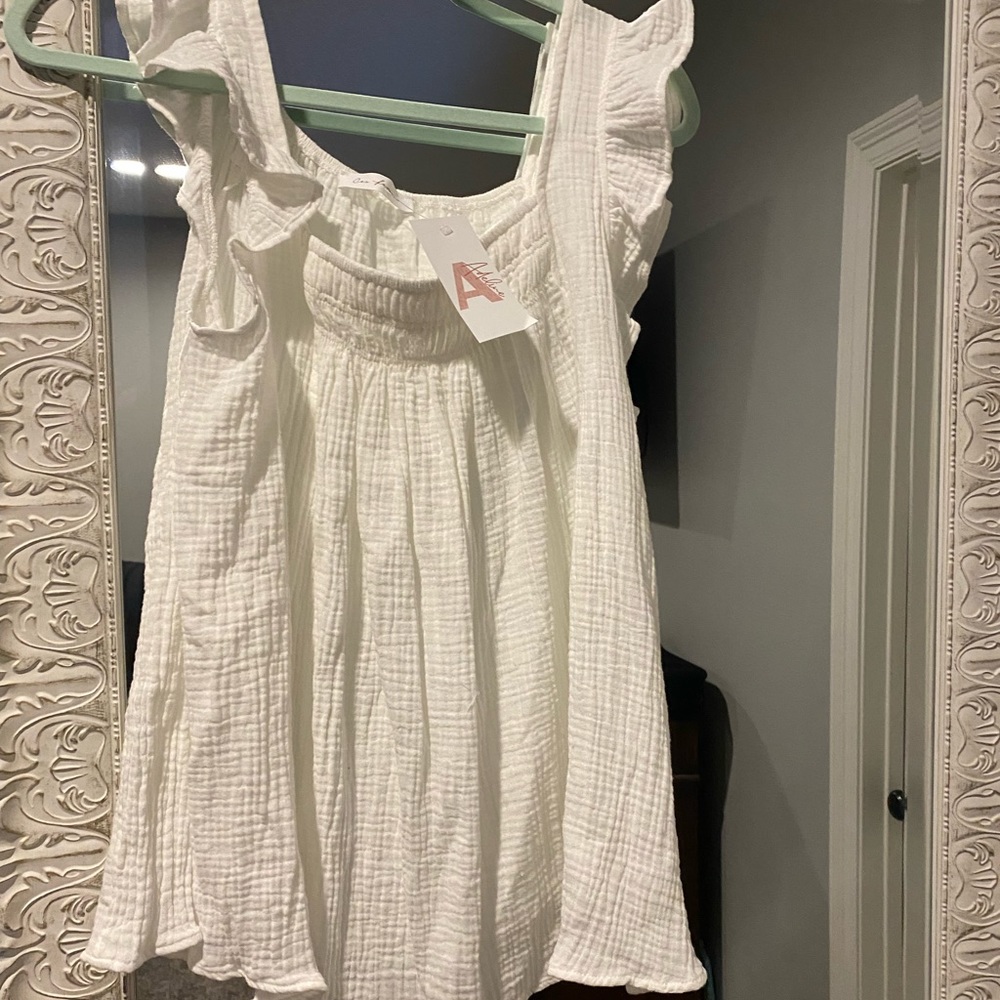 NWT white tank top